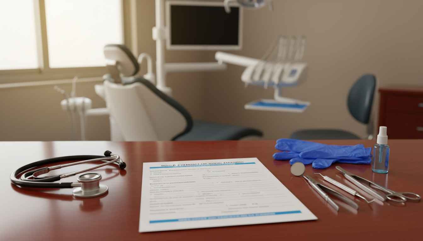 medical clearance for dental treatment form